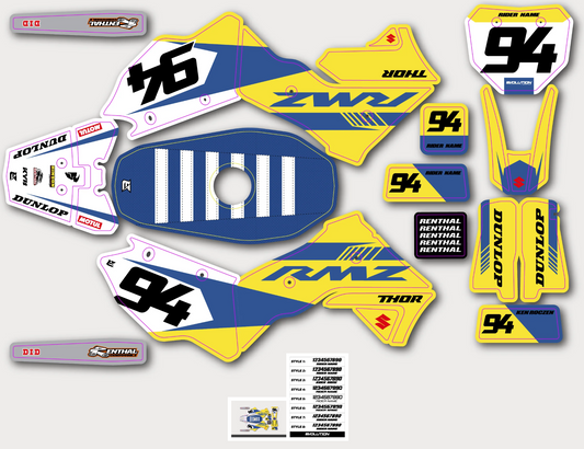 1/4 Scale Pro Moto MX Graphic Kits